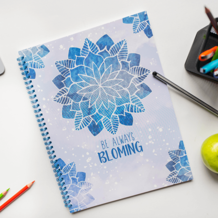 Smiley A4 Spiral Notebooks 120Pgs CR-004