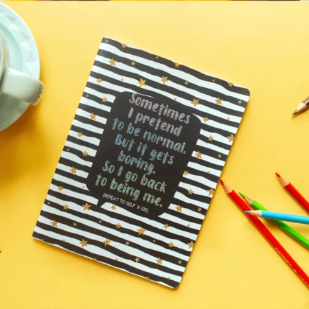 Smiley Softcover 80pgs Classic Stripe Notebooks 80-006